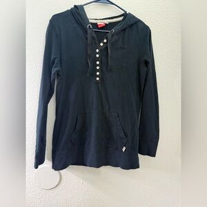 Puma women's lightweight henley hoodie.